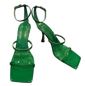 Mark Fisher Green Heels Size 8
